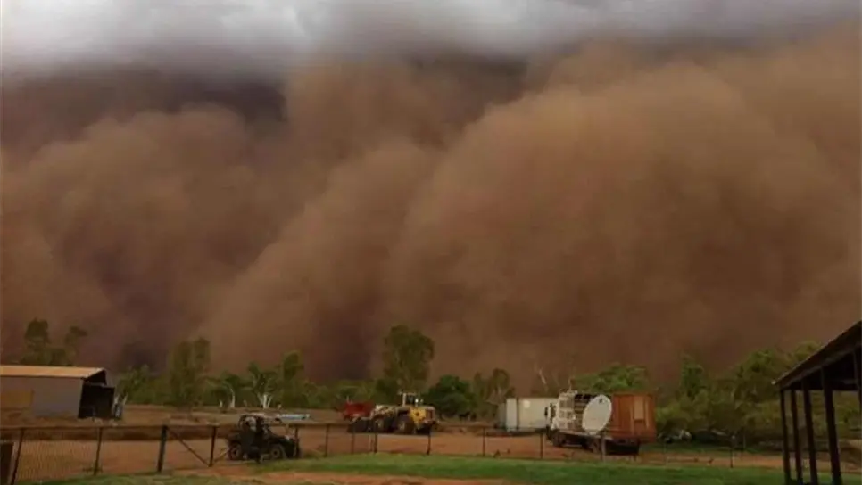 FOTO: @thestormreport-@PerthWXLive.