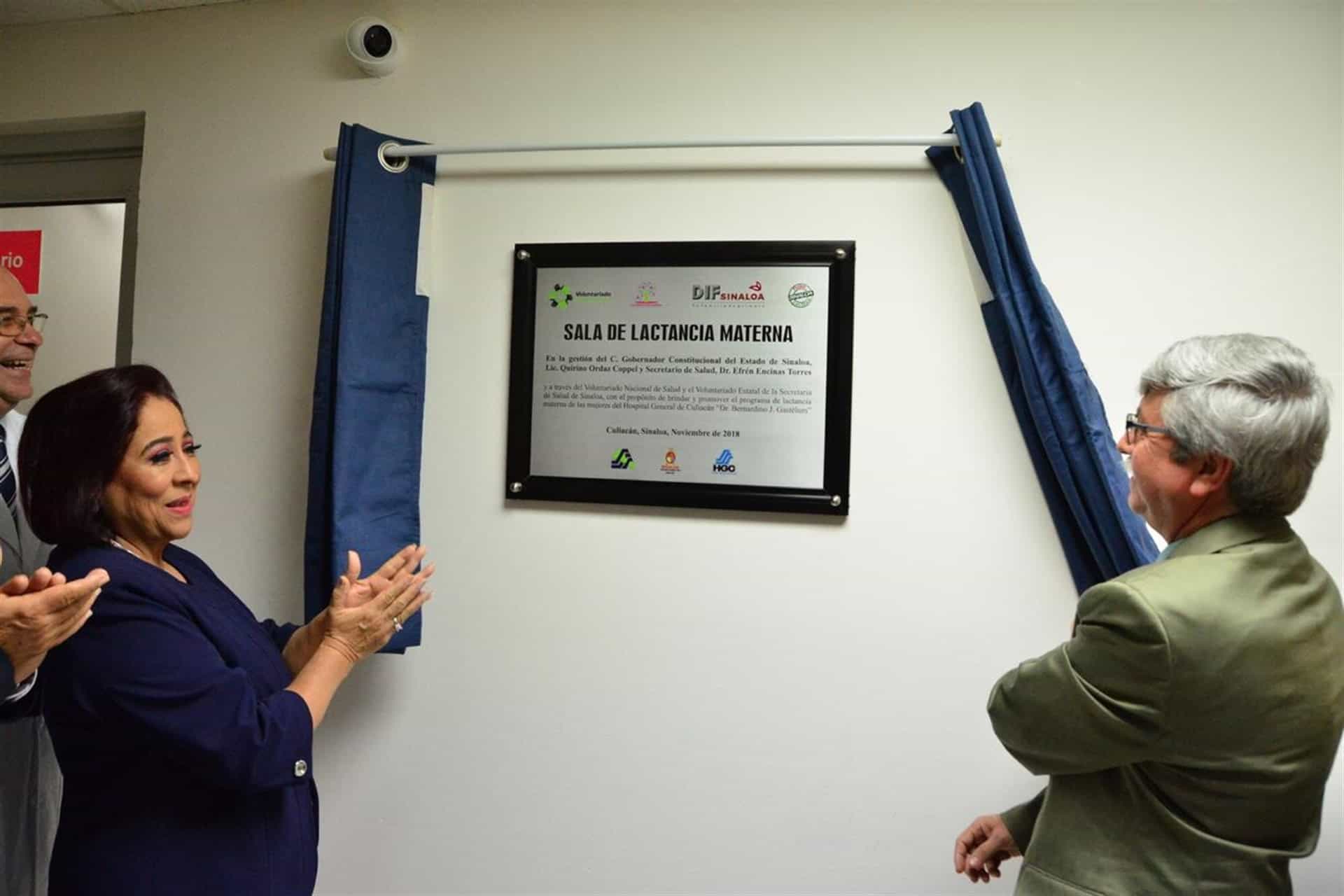 Inauguran sala de lactancia materna en HG de Culiacán