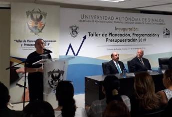 UAS da a conocer presupuesto para el 2019