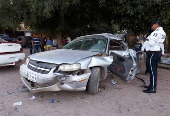 Joven es lesionada tras intenar ganarle el paso al Chepe