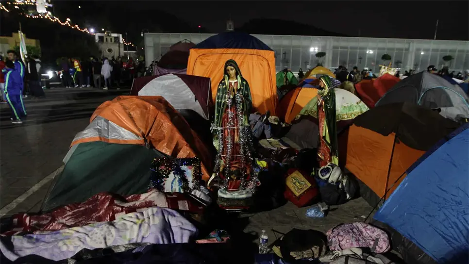 Más de 10 millones han arribado a la Basílica de Guadalupe esta madrugada