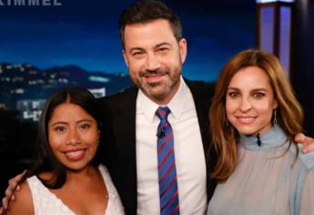 Yalitza Aparicio y Marina de Tavira revelan cómo llegaron a Roma, en entrevista con Jimmy Kimmel