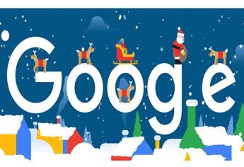 Santa comienza la entrega de regalos en doodle de Google