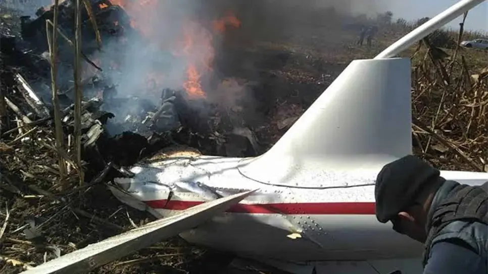 Caída del helicóptero en Puebla fue invertida, una forma inusual: SCT