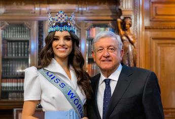 López Obrador se reúne con ganadora de Miss Mundo 2018