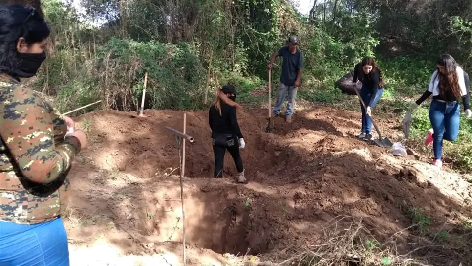 Rastreadoras por la Paz hallan 3 osamentas en El Téroque Viejo, El Fuerte