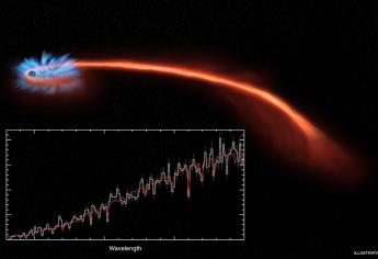 Captan momento en que agujero negro devora una estrella