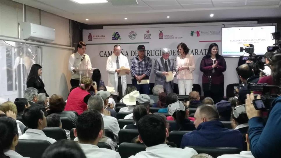Inicia campaña de cirugías de cataratas en Sinaloa