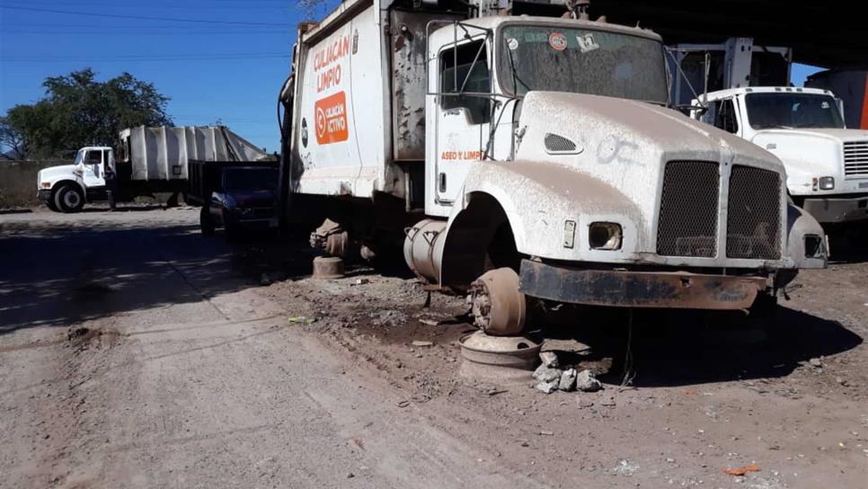 Inservibles más de 20 camiones recolectores de Culiacán