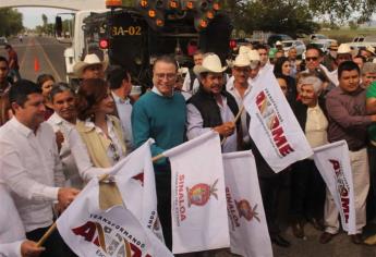 Dan banderazo de inicio a la rehabilitación de la carretera Los Mochis-Ahome