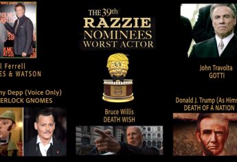 Anuncian nominaciones a los Golden Raspberry Awards