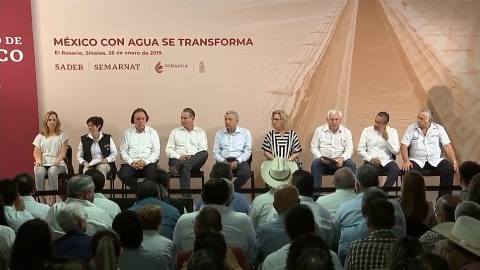 Presenta López Obrador acciones de su gobierno en Sinaloa