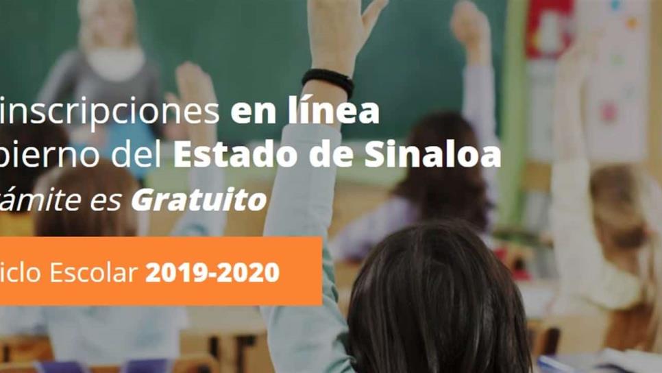 Del 1 al 22 de febrero serán las Preinscripciones en línea 2019