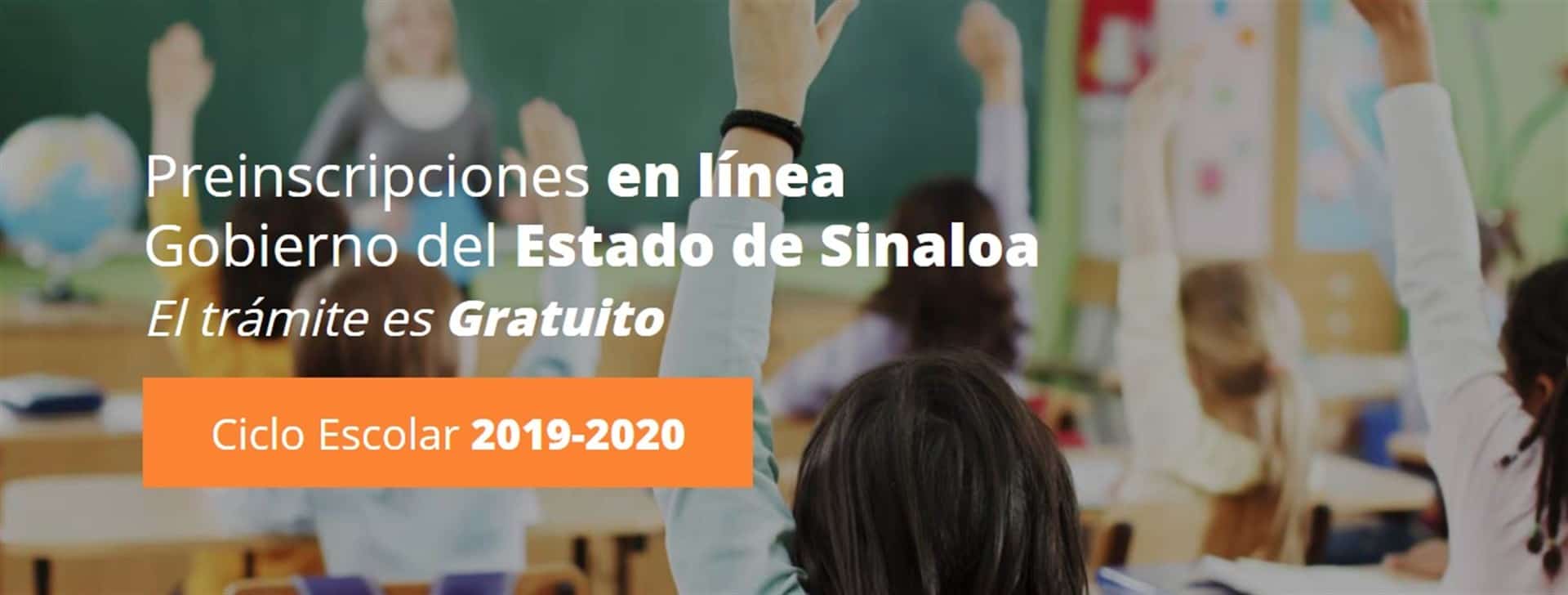 Del 1 al 22 de febrero serán las Preinscripciones en línea 2019