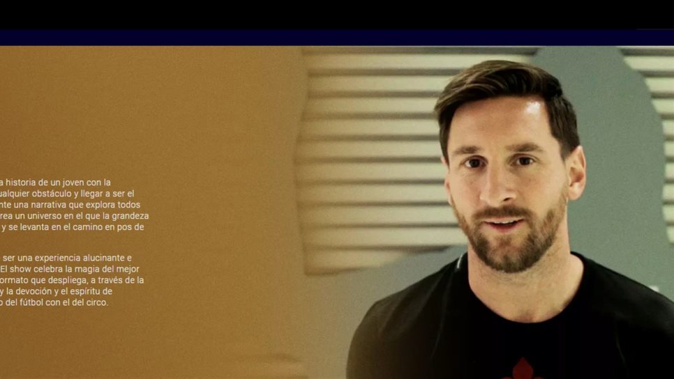 Messi inspira espectáculo de Cirque du Soleil