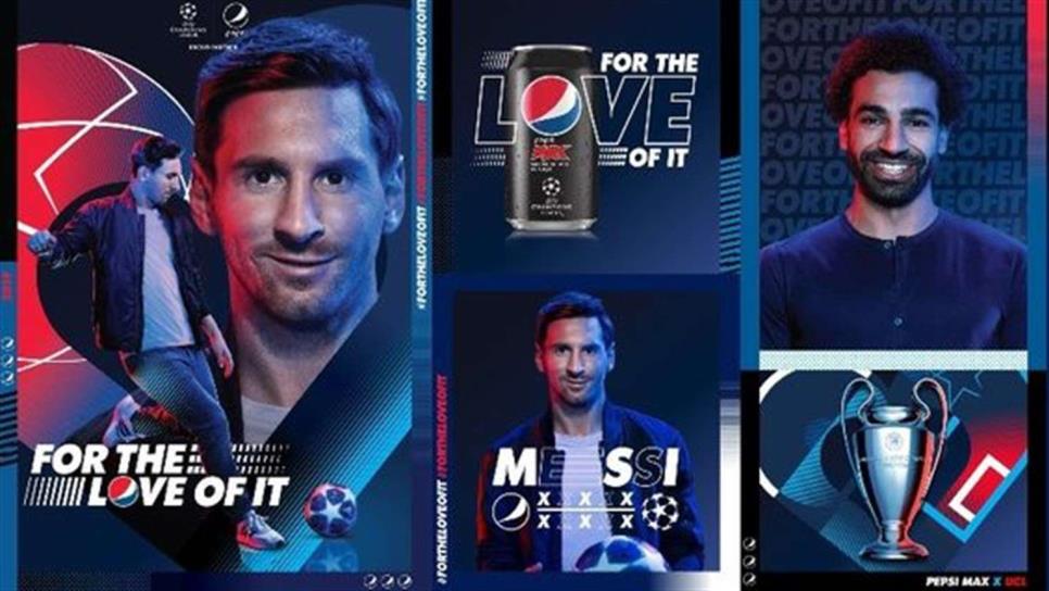Leo Messi y Mohamed Salah se lo juegan todo Por Amor a Pepsi