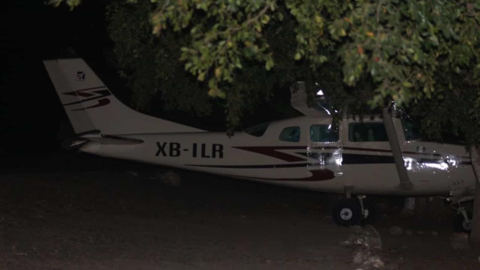 Tras persecución, Semar asegura avioneta en Sinaloa municipio