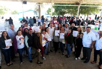 Clausuran Curso de Pintura Textil SPyA-ICATSIN en Dautillos, Navolato