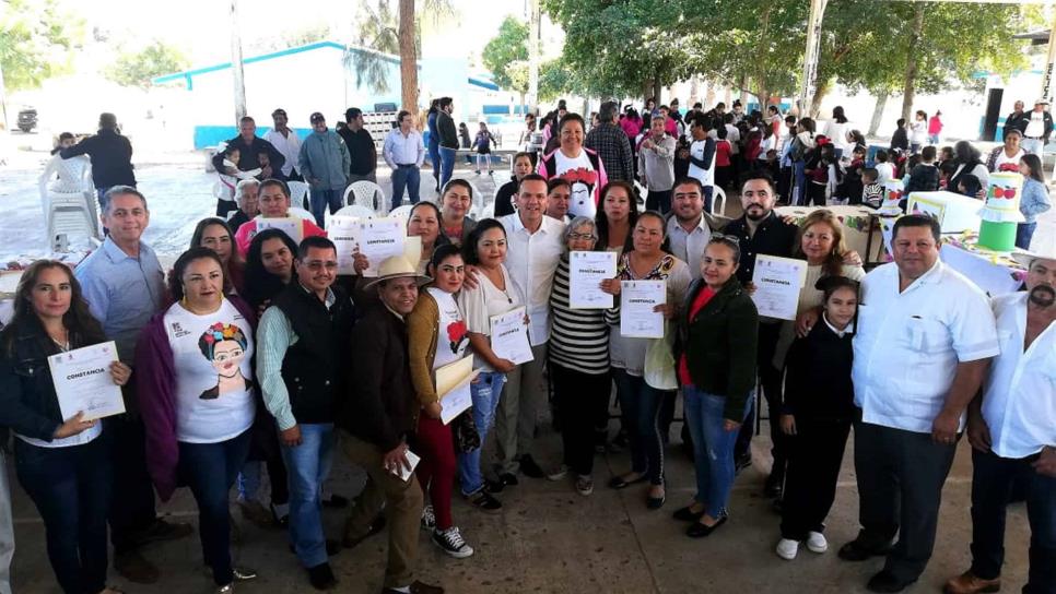 Clausuran Curso de Pintura Textil SPyA-ICATSIN en Dautillos, Navolato