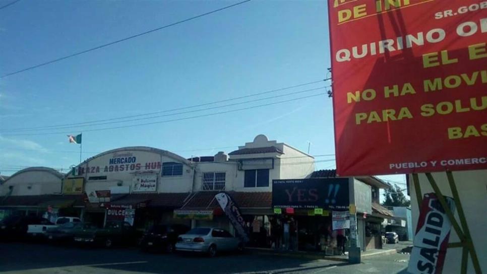 Locatarios del Mercado Humaya piden al gobernador que los voltee a ver