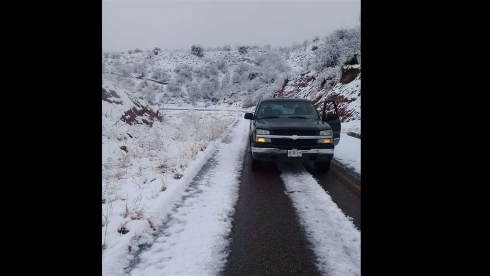 Reportan cristalización en carretera federal del norte de Sonora