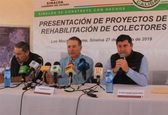 Anuncia Gobernador inicio de 4 colectores para Los Mochis