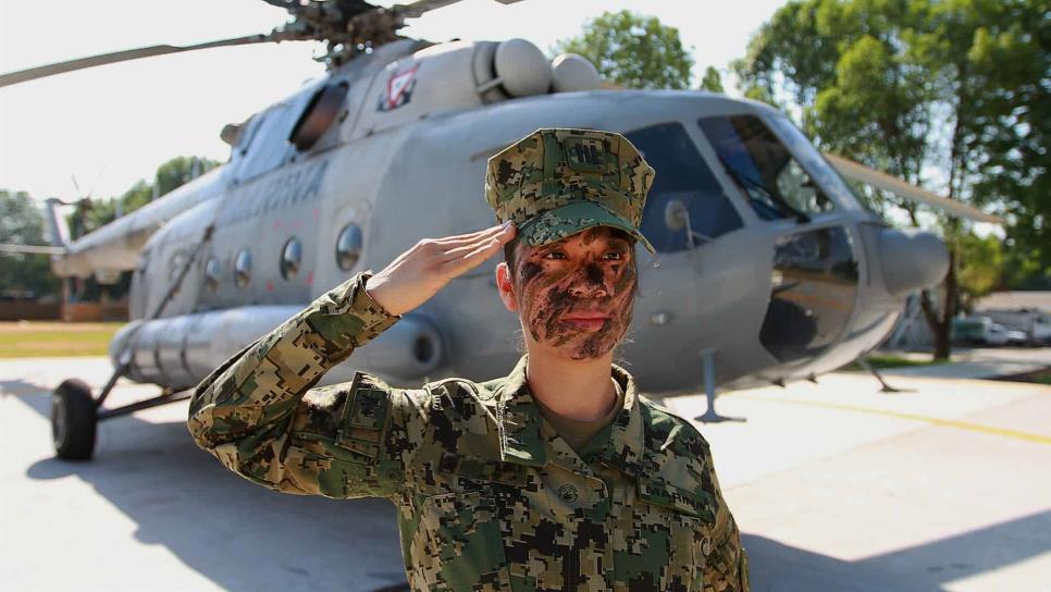 Es un orgullo ser la primera mujer Infante de Marina y servir a mi país