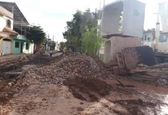 Surge inconformidad por trabajos en el pluvial Centenario