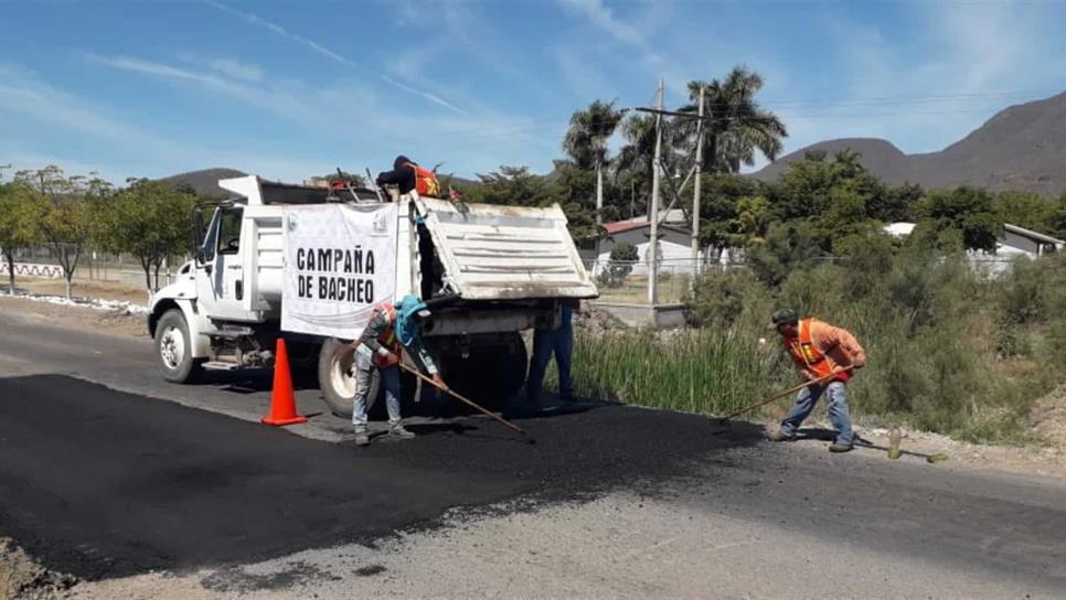 Arranca campaña de bacheo en Navolato