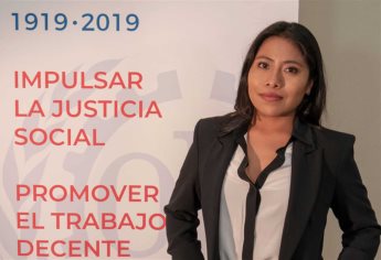 Yalitza Aparicio abandera campaña Cero violencia contra la Mujer