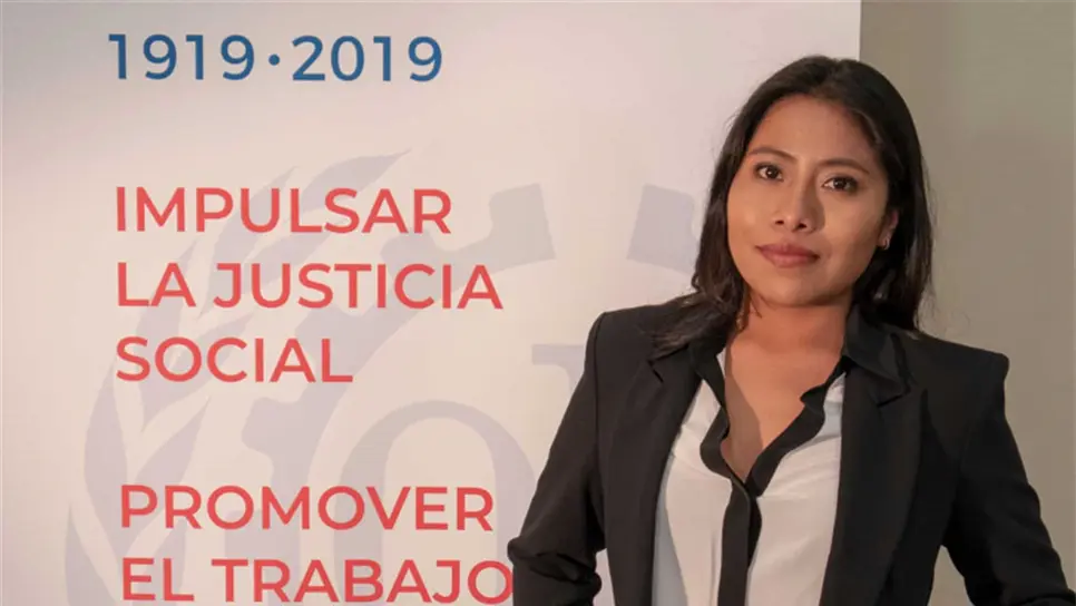 Yalitza Aparicio abandera campaña Cero violencia contra la Mujer
