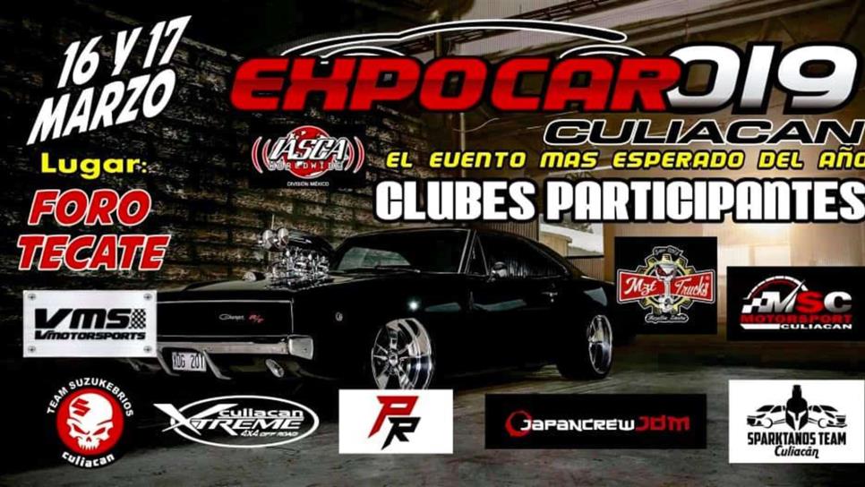 Rugirán motores en la Expo Car Culiacán 2019