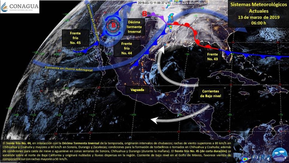 Prevén cielo nublado para el Pacífico y ambiente cálido