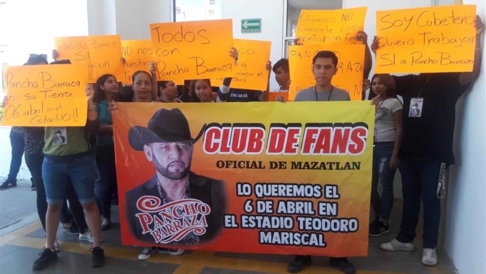 No habrá presentación de Pancho Barraza para el 6 de abril: Guillermo Benítez