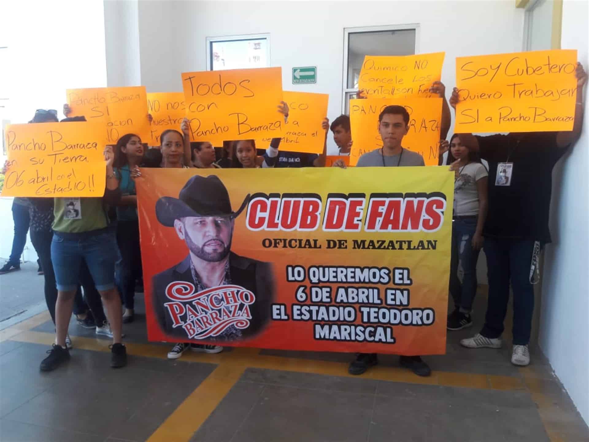 No habrá presentación de Pancho Barraza para el 6 de abril: Guillermo Benítez