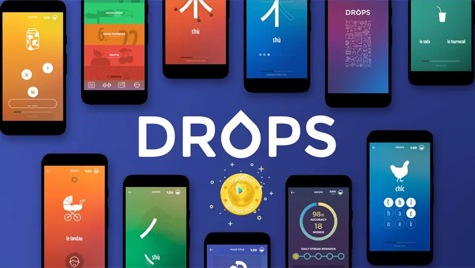 Incrementa tus habilidades lingüísticas con Drops