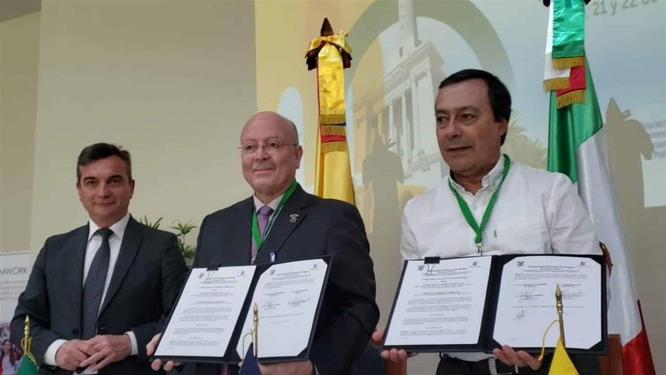 Signa la UAS acuerdos con la Universidad de Manizales y la Universidad Tecnológica de Santiago