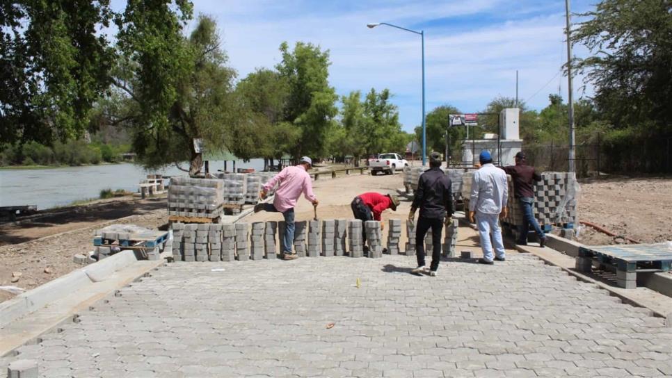 Concluyen adoquinamiento de acceso a La Galera, El Fuerte