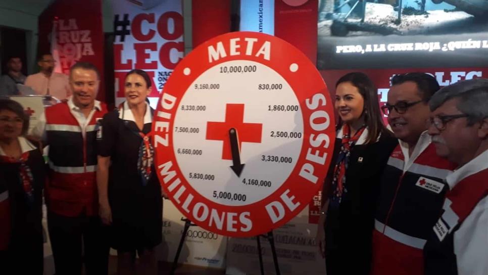 Arranca la colecta anual de la Cruz Roja en Sinaloa