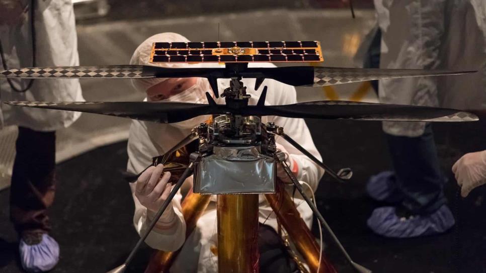 Helicóptero de Marte realiza de manera exitosa pruebas de vuelo