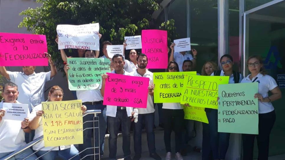 Protestan extrabajadores de Prospera por despido injustificado