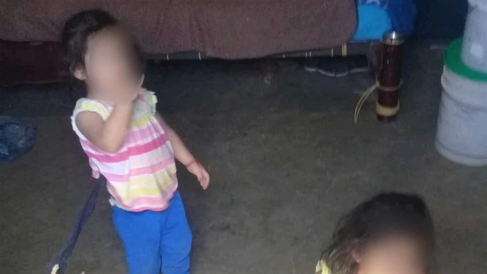 Rescatan a dos niñas que estaban amarradas y encerradas en una casa