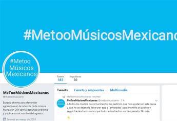 Cierra #MeTooMúsicosMexicanos y ofrece disculpas por daños