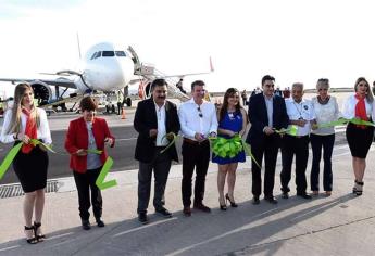 Inaugura Viva Aerobus vuelo Los Mochis-Monterrey