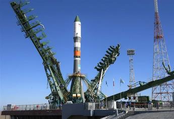 Despega cohete Soyuz desde Kazajstán a Estación Espacial Internacional