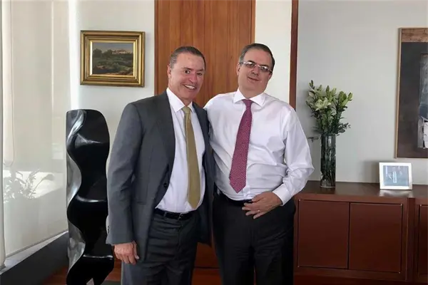 Provechosa la reunión con canciller Marcelo Ebrard: gobernador Provechosa la reunión con canciller Marcelo Ebrard: gobernador