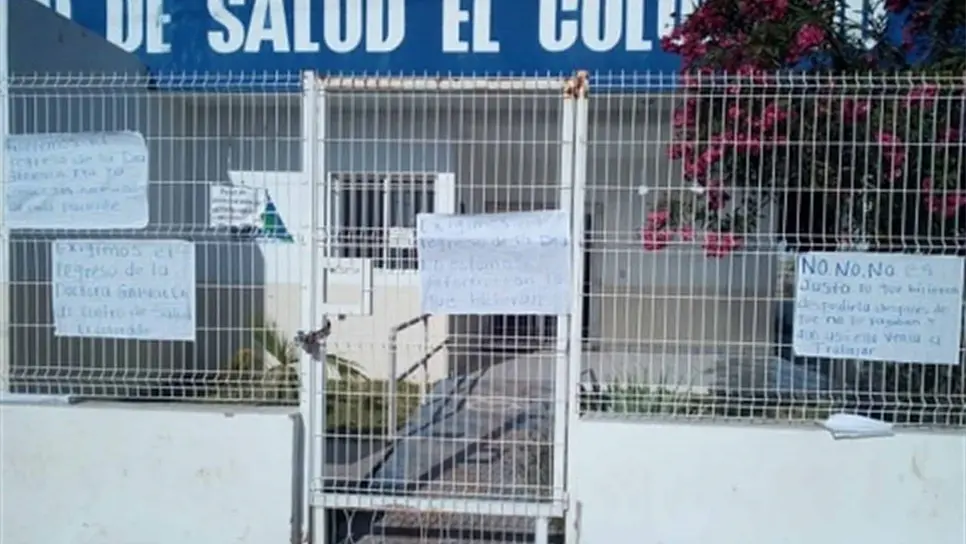 Liberan Centro de Salud de El Colorado; llega médico