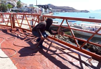 Dan “manita de gato” al malecón de Topolobampo