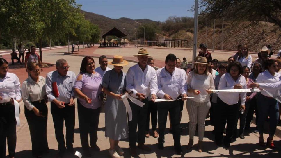 Inaugura gobernador el Parque Lineal El Vado de Choix