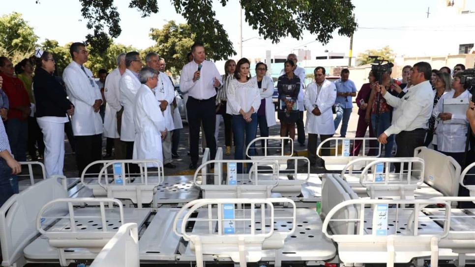 Entrega Quirino 40 camas nuevas al Hospital General de Culiacán
